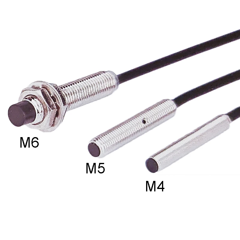 1Pcs M4 M5 M6 1mm Cylindrical Screen Shield Type Proximity Switch DC6-36V XLJ4A3 XLJ5A3 XLJ6A3 Automation Sensing For Metal