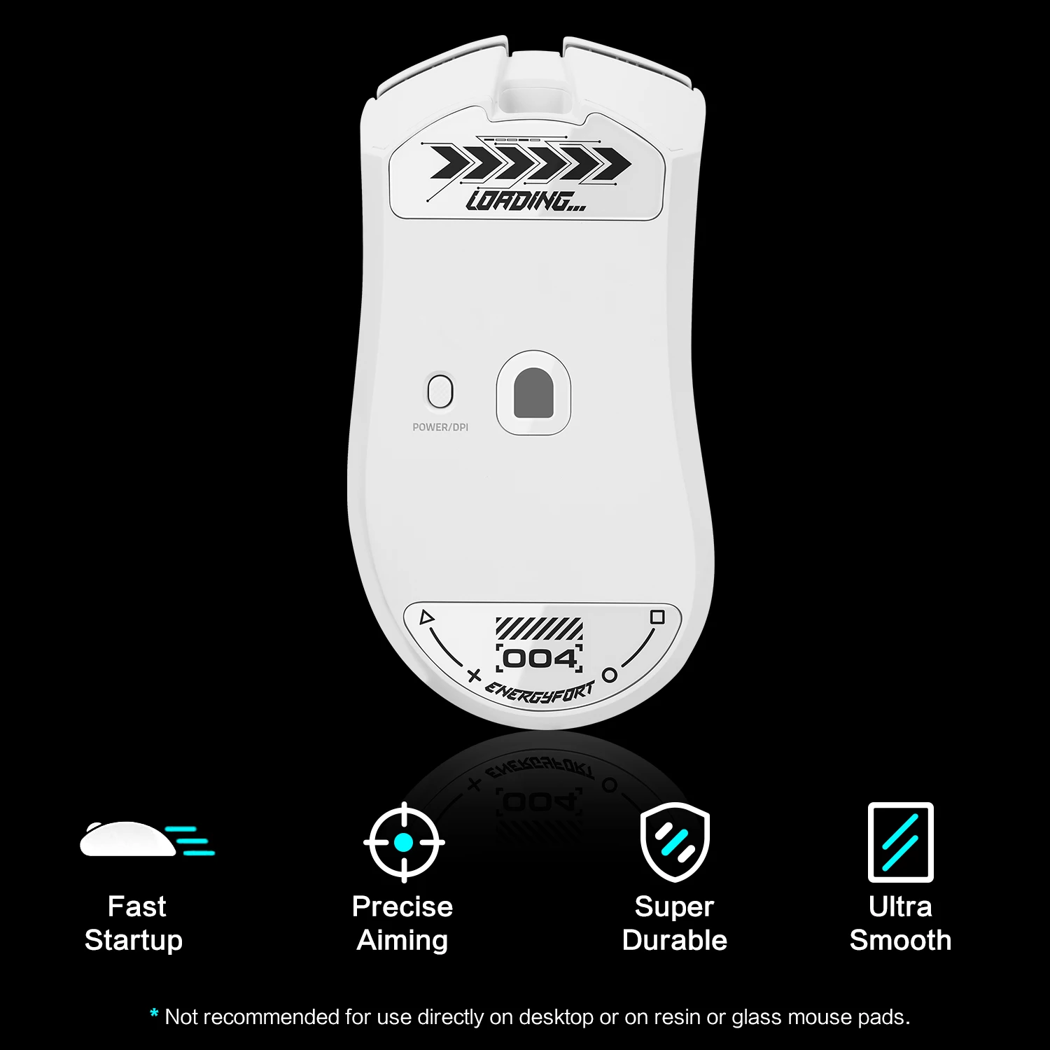 Glass Mouse Skates For Razer DeathAdder V4 Pro Mouse Feet Pads Smooth Durable Game Mice Accessories Slimmer Toughened Glass - Image 3