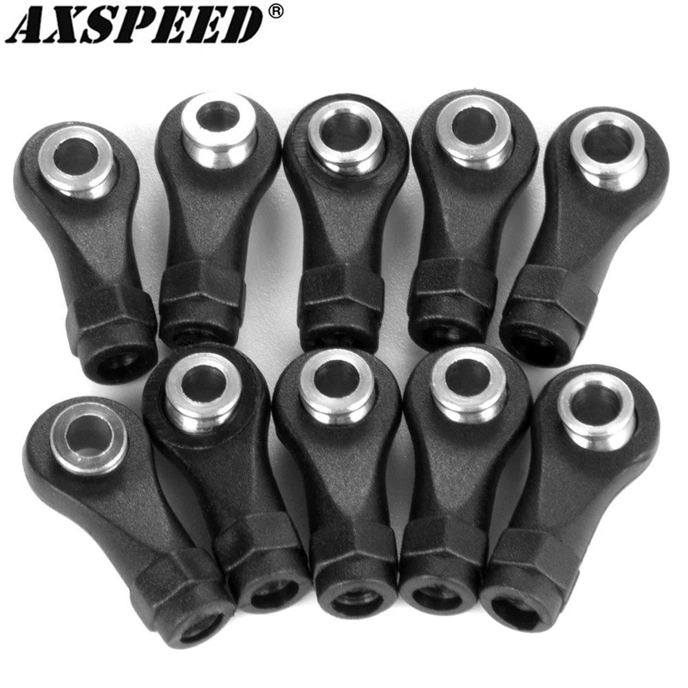 AXSPEED 10PCS M2.5 estremità dell'asta supporto per testa a sfera giunti sferici per 1/18 RC Crawler Car TRX4M Bronco Defender Parts