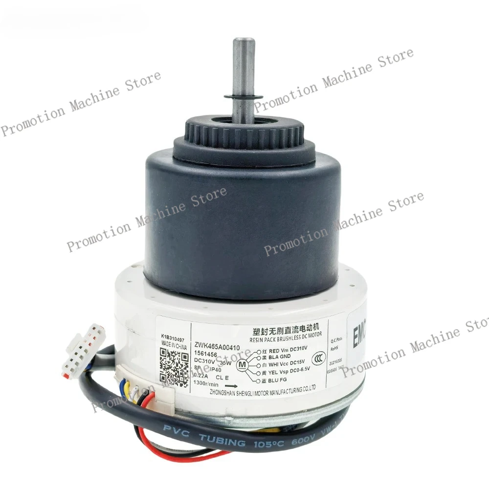 

New For Haier Air Conditioner DC Fan Motor ZWK465A00410 DC310 35W 1300r/min 1561456 Conditioning Parts