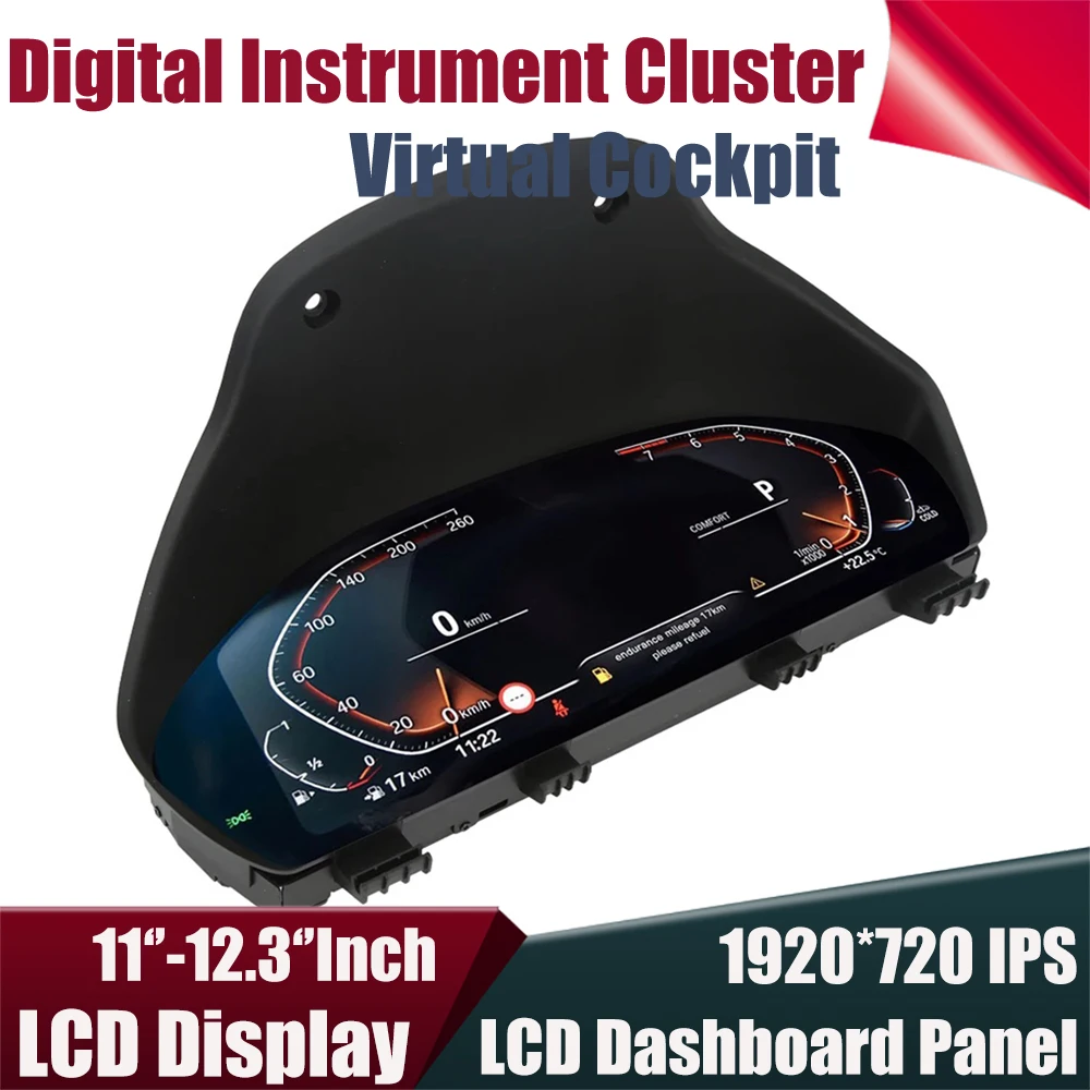 

11'Inch Digital Speedometer Instrument Cluster For BMW X1 X2 F48 F20 F21 F22 1 2 Series Virtual Cockpit Dashboard Panel Odometer