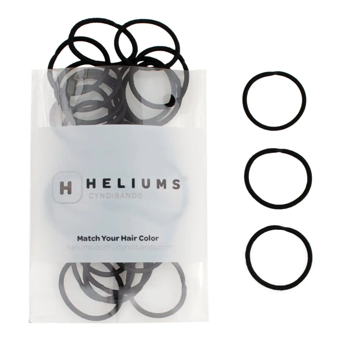 

Mini Hair Ties - 48 Pack, 1 Inch, No Damage Elastic Bands for Thin Hair & Kids