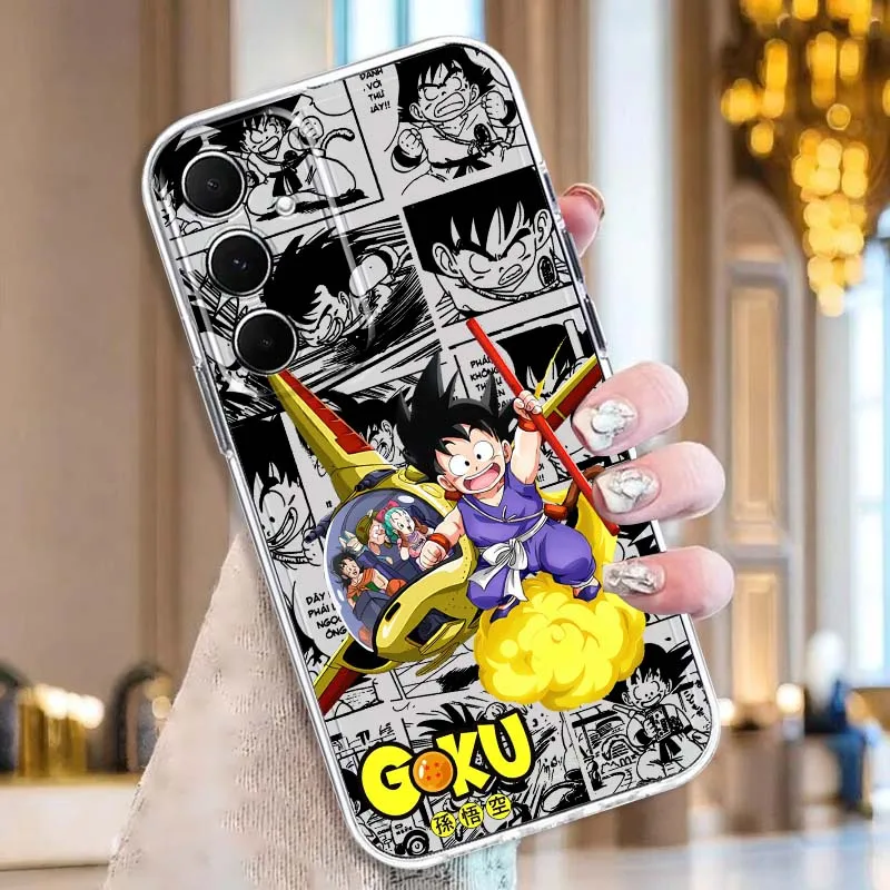 

Dragon Ball Goku Vegeta Phone Case For Samsung Galaxy A73 A72 A71 A55 A54 A53 A52 A51 A33 A25 A22 A15 A14 A05 TPU Transparent