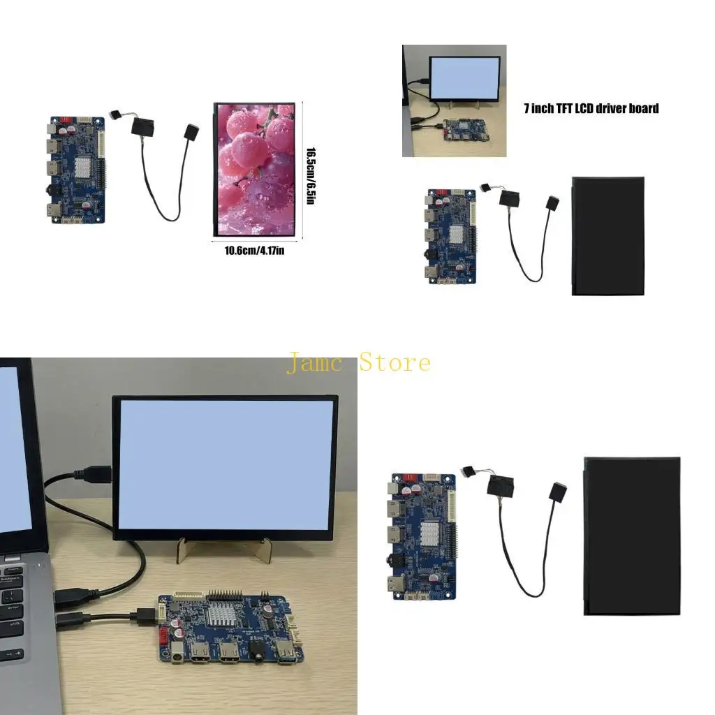 LX0B TFT Display Screen LCD Touchable Screen Color Display Module Driver Board High Definition 1920x1080 FL5893 Electronics