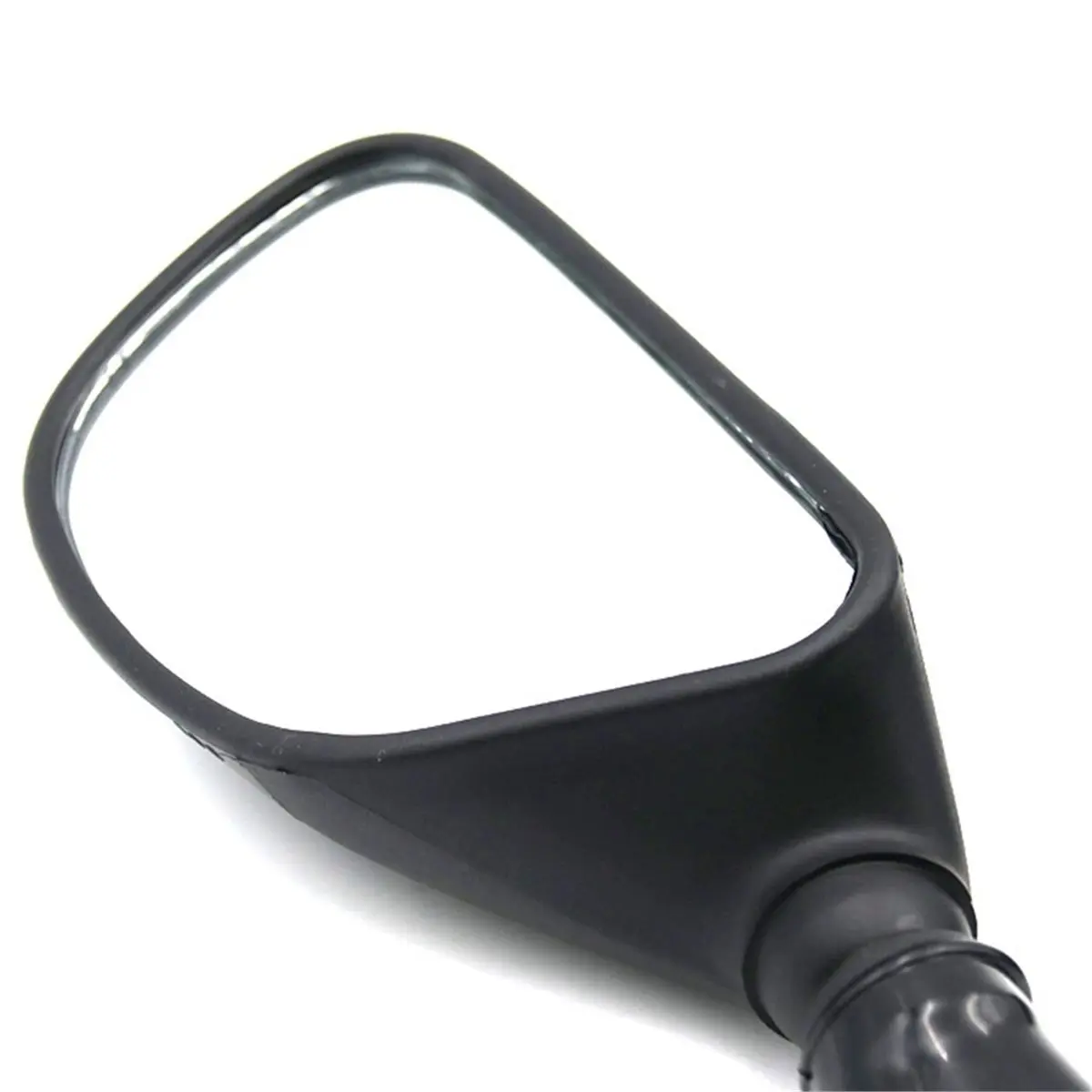#68T Motorcycle Pair Side Rear View Mirrors for Kawasaki Ninja,rearview mirror,(Black)