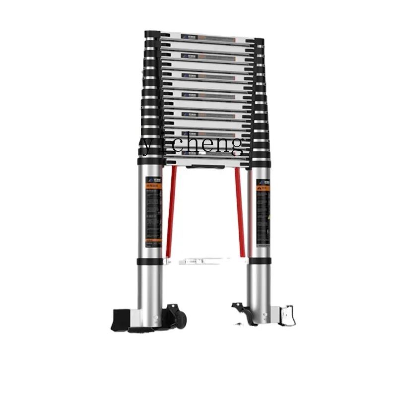 telescopic ladder household folding staircase aluminum alloy engineering portable herringbone ladder
