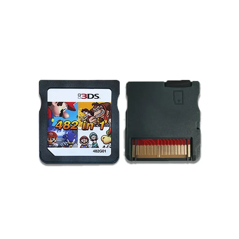 482 in 1 Card Compilation DS NDS 3DS 3DS NDSL Game Cartridge Card Video Game Handheld Player (R4 card)