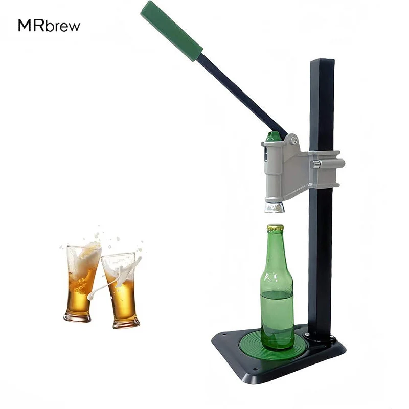 Newest Beer Bottle Capper Auto Lever Bench Capper Sealer Machine for Homebrew Beer Wine Keg Soda Crown Capping Brewing Tools