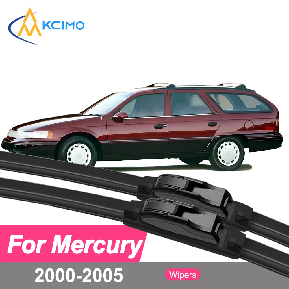 

Premium Rubber Durable Silent Windshield Wiper Blades 2pcs for Mercury Sable 2000-2005 Ford Sable Front Wiper Blades Set
