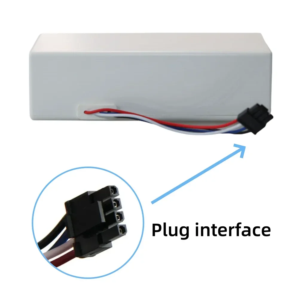 14.4V 5.2Ah/6.5Ah/9.8Ah/12.8Ah oplaadbare lithium-ion batterij geschikt voor Xiaomi veegmachines batterij vervanging