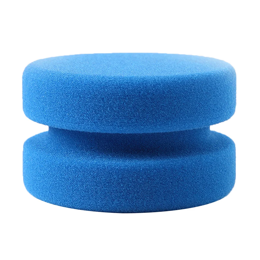 

5 Pcs Cleaning Sponges Double Side Car Maintenance Tools Waxing Polishing Sponge for Kitchens Bathroom Car (Blue)