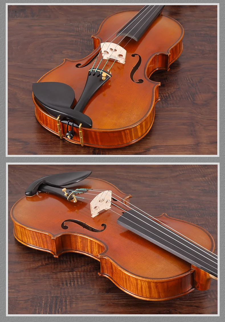 Strong sound! Guarneri 1743 cannon Violin 4/4 Italian retro Oil Varnish Violino professional musical instrument with case