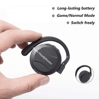 K6 Hanging Ear Touch Control Music Earbuds Bluetooth-Compatible 5.2 TWS Headphones Wireless Sports Running Headset with Light