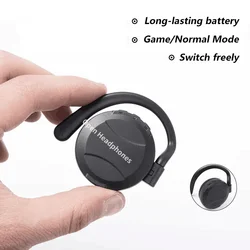 S660 Hanging Ear Touch Control Music Earbuds Bluetooth-Compatible 5.2 TWS Headphones Wireless Sports Running Headset with Light