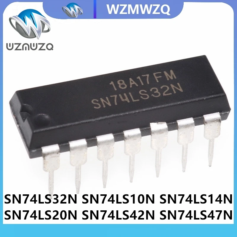 10PCS HD74LS32P DIP SN74LS32N DIP-14 74LS32 SN74LS10N SN74LS14N 74LS14 SN74LS20N SN74LS42N SN74LS47N SN74LS48N 74LS10 HD74LS14P