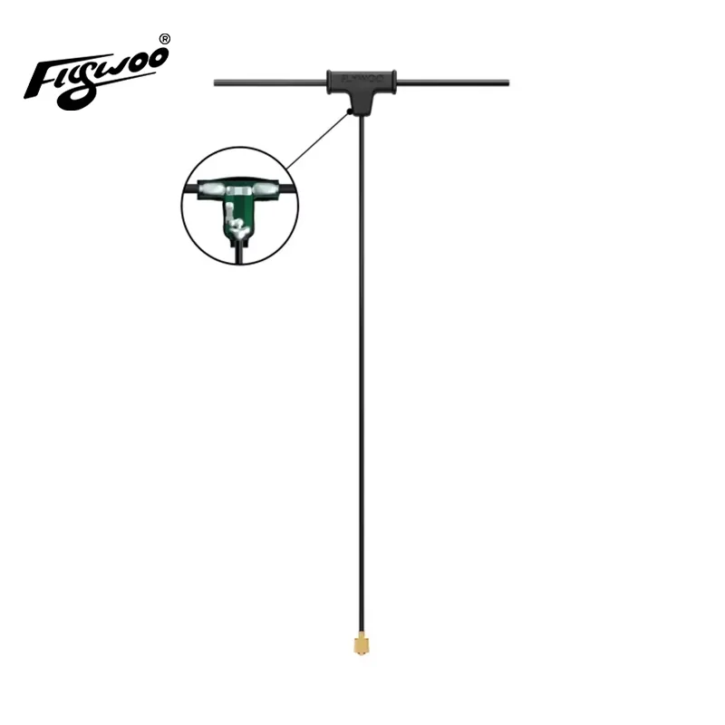 Flywoo ELRS 2.4g الحد الأدنى PCB T هوائي UFL الحد الأدنى T هوائي 40 مللي متر/60 مللي متر/100 مللي متر IPEX/IPX ل ExpressLRS RX24T SuperD ELRS #4