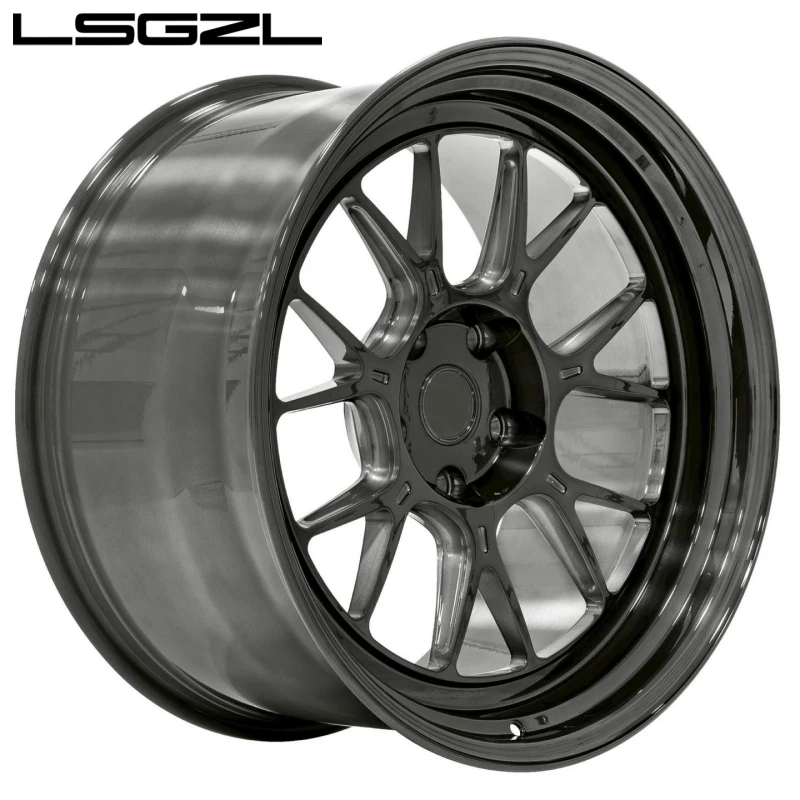 Brushed Deep Dish Forged Mesh Rims 19 20 21 Inch Deep Lip Custom Rim 5x120.65 6x139.7 for Corvette C8 C7 ZR1 ZL1 C6 Z06 Stingray