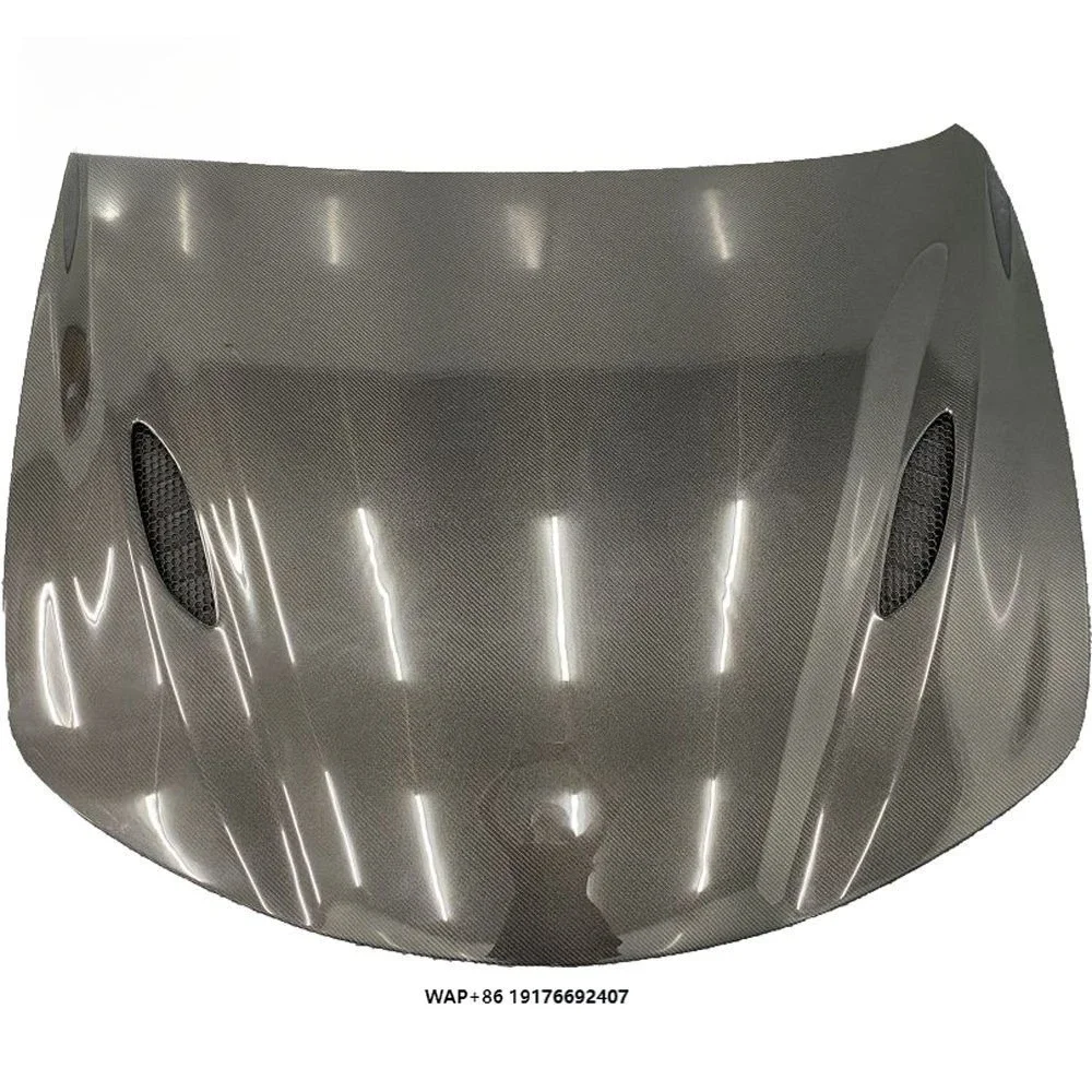 Single Sided Carbon Fiber Front Engine Hood Vent Cover for GIULIA Car Hood