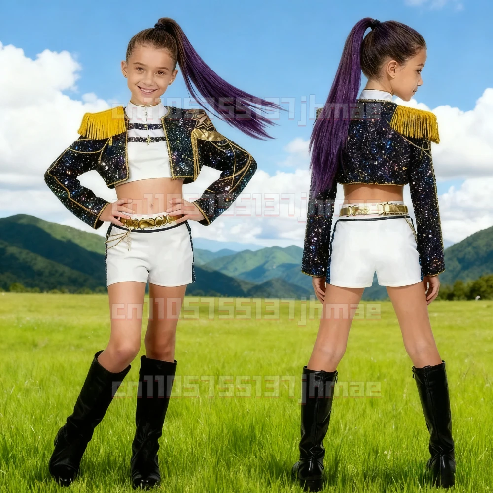 

Zoey Rumi Mira Cosplay Costume kpop Women Girls Audlt Kids Child Party Role Playing Outfits Christmas Gift