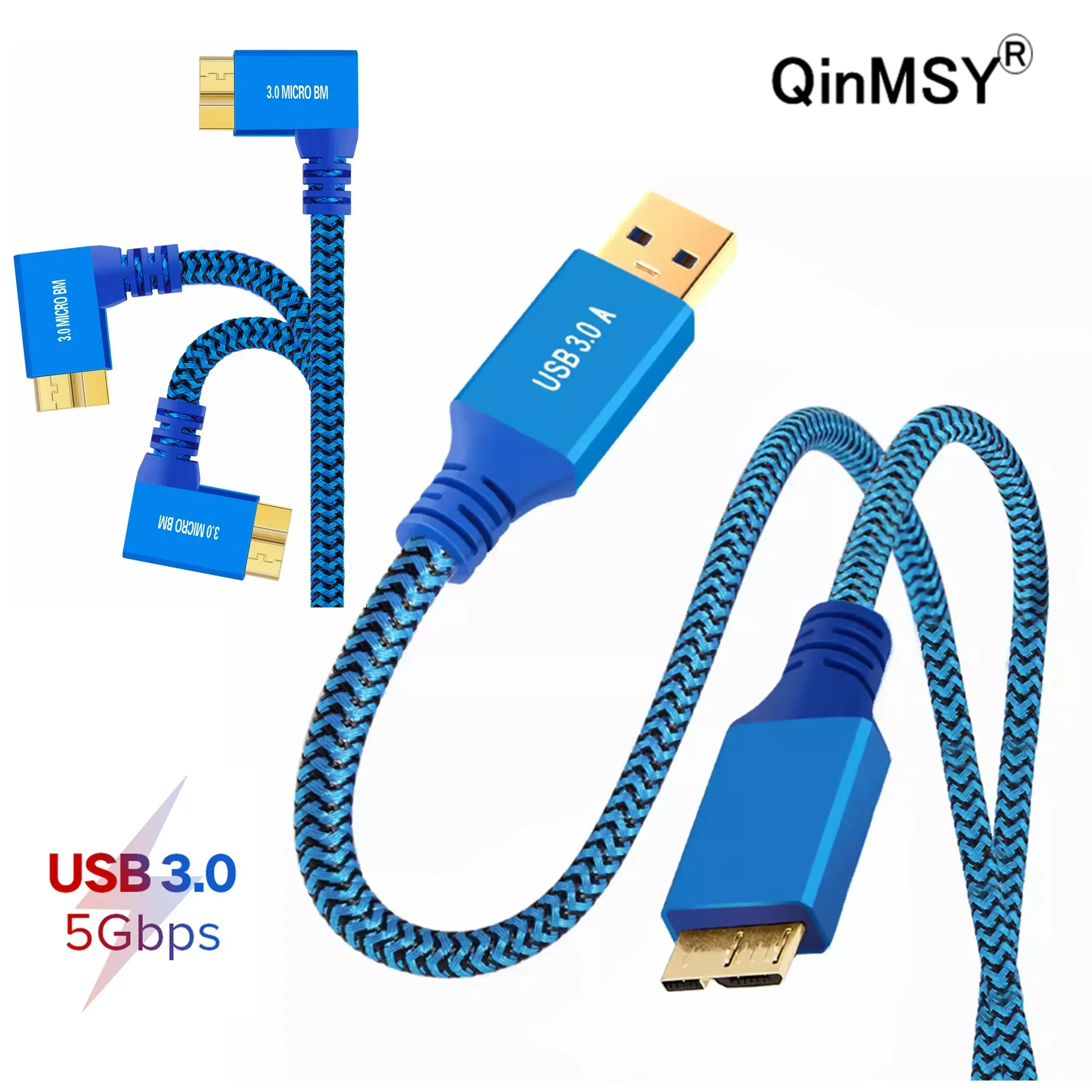 Micro USB 3.0 Cable Type A to Micro B Cable For External Hard Drive Disk HDD Samsung S5 Note3 USB HDD Data Cable