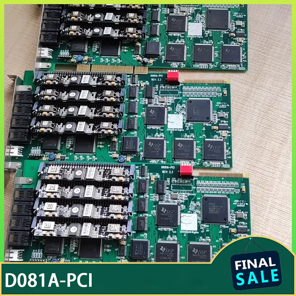 

1PCS voice card D081A-PCI D081A-PCI-REV2.3