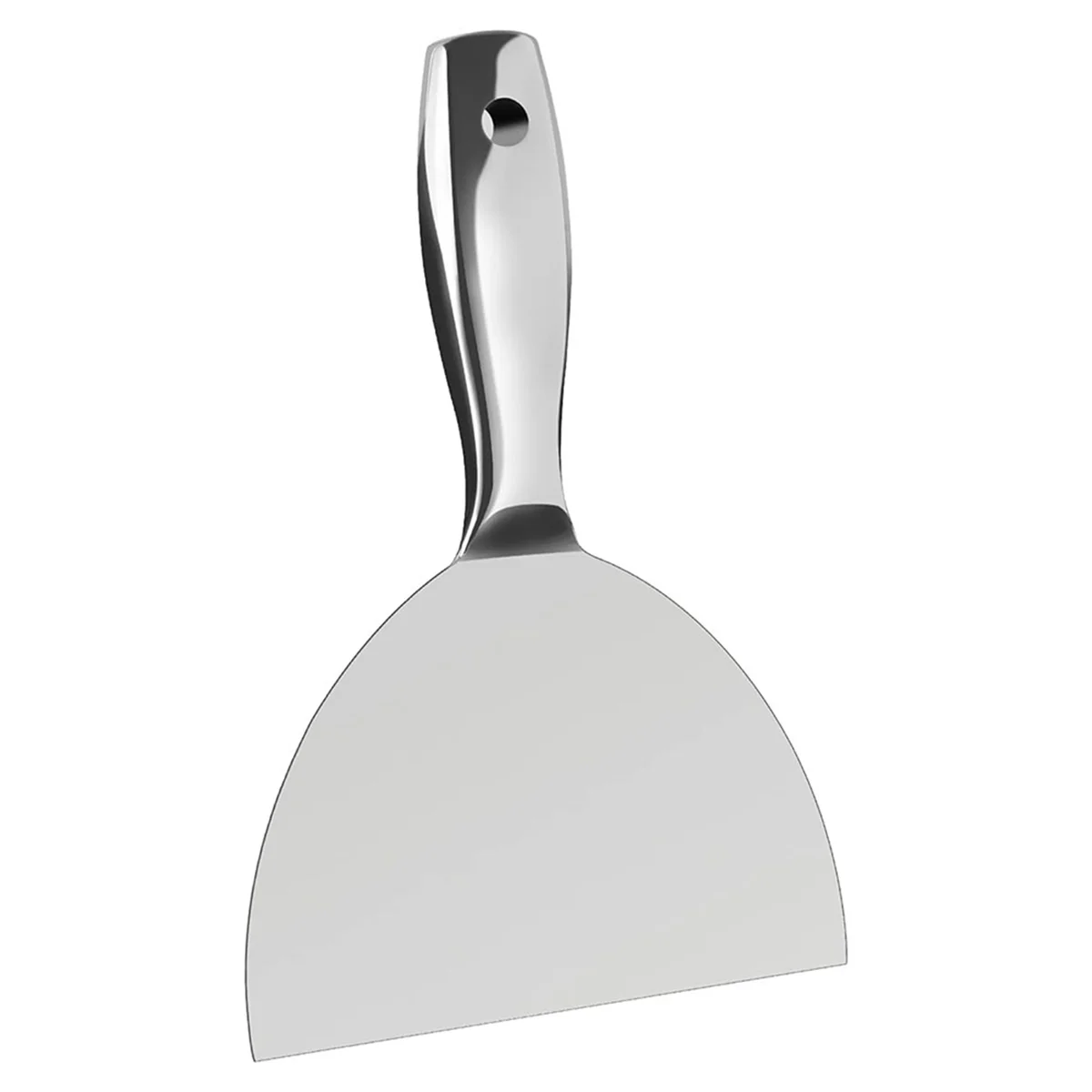 A39U Putty-Knife 6 Inch,One Piece Premium Polished All-Stainless Steel Scraper Tool for Drywall Finishing