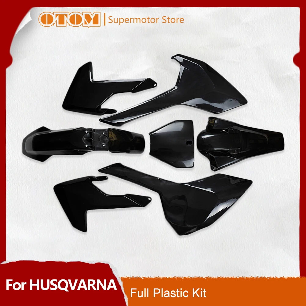 

OTOM Motorcycle Full Plastic Kit Fairing Body Front Rear Fender Guard Mudguard Number Plate For HUSQVARNA FC TE TC TX FX 250 300