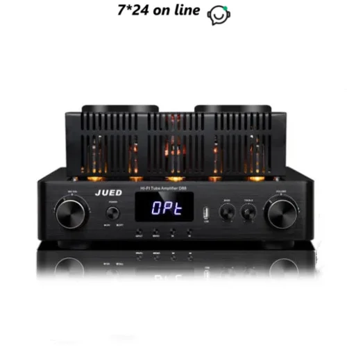 

JD-001 D88 High-power Tube Amplifier Fiber Lossless BThifi Amplifier Home Can be Connected to Active Subwoofer 220WX2 4-8 Ohm