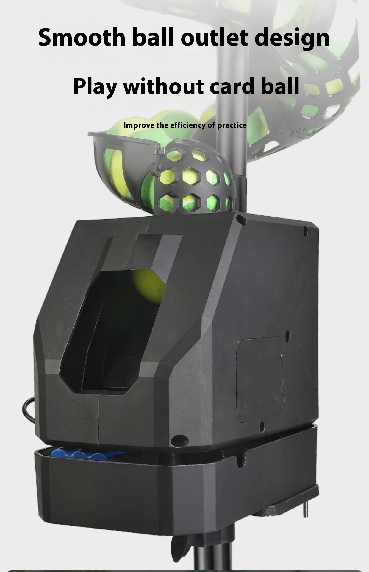 Wholesale Portable High-Capacity Automatic Electronics Tennis Training Equipment Multi-Angle Adjustment Pickleball Launcher