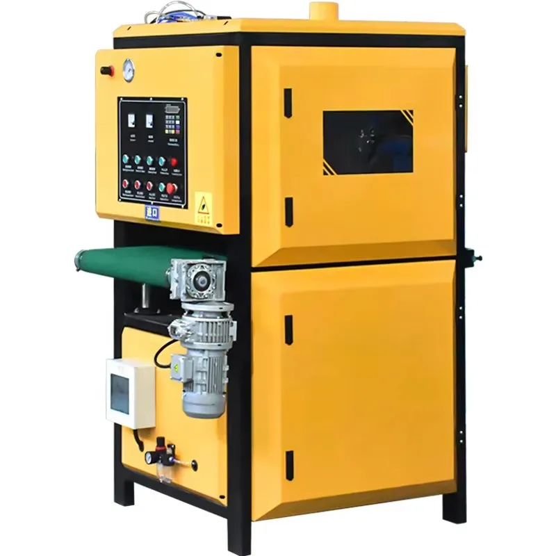 Fully Automatic 600mm Mechanical Wire Drawing Table Multi-Functional Flat Metal Deburring Grinding Polishing Motor Bearing