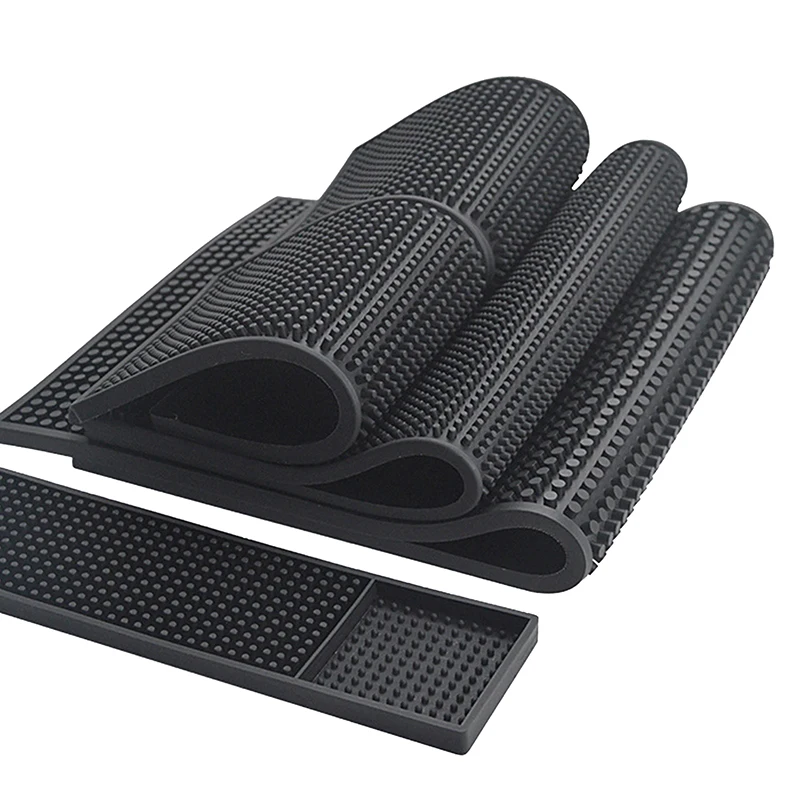 Bar Mat Anti-slip PVC Cafe Bar Mats Home Cup Mat Waterproof Heat Resistant Durable Drain Bar Service Spill Mat For Home Bar Cafe