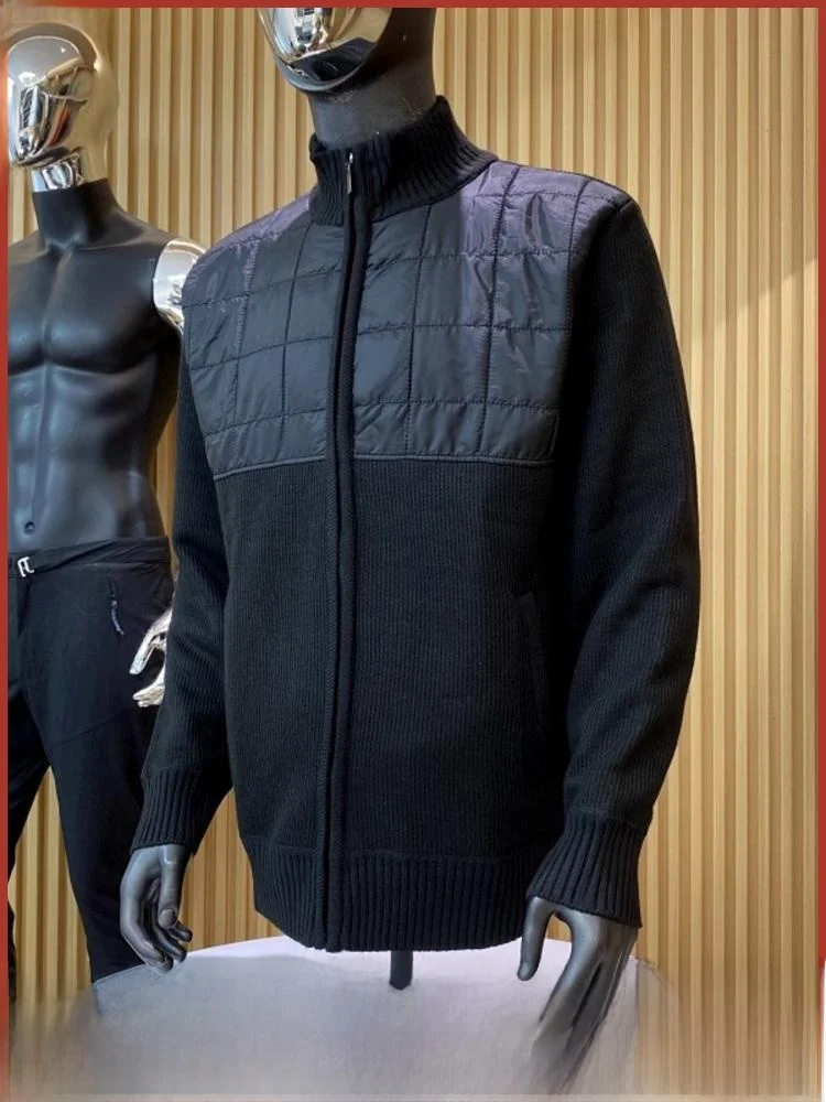 

Молодежное ветрозащитное пальто с воротником-стойкой на подкладке в стиле пэчворк, хлопковое пальто, молодежное пальто на осень и зиму