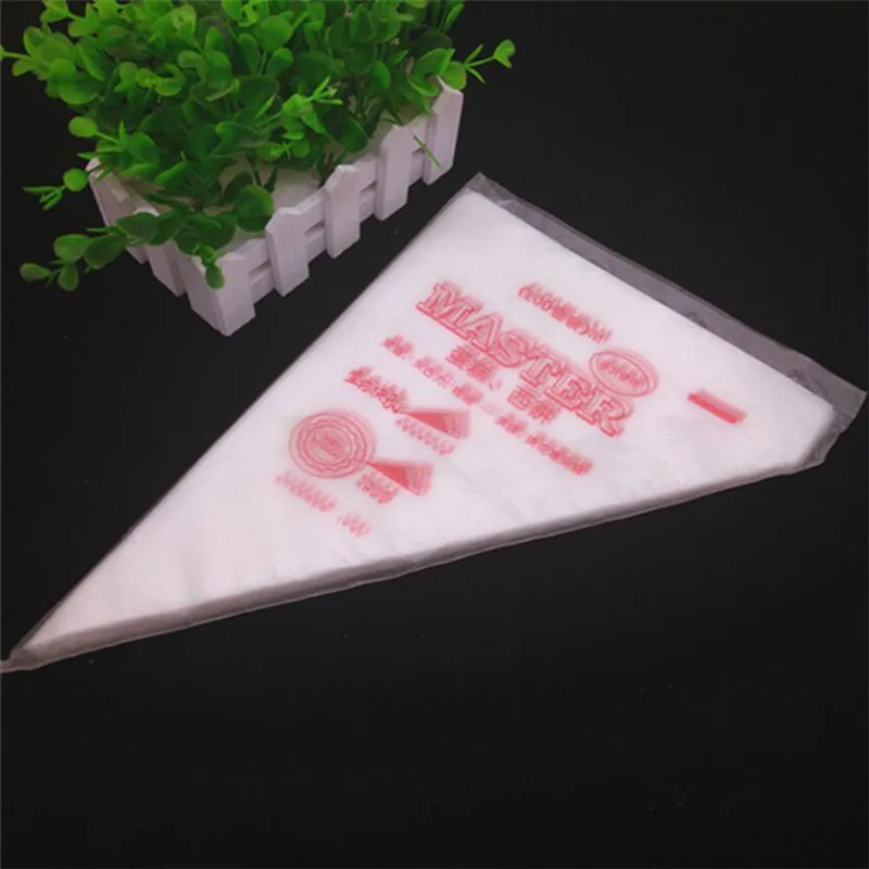 100/50/20 PCS S/M/L Disposable Pastry Bag Cake Cream Decorating Bag Icing Kitchen Baking Piping Bag Pastry Tip Tool Cake Tools