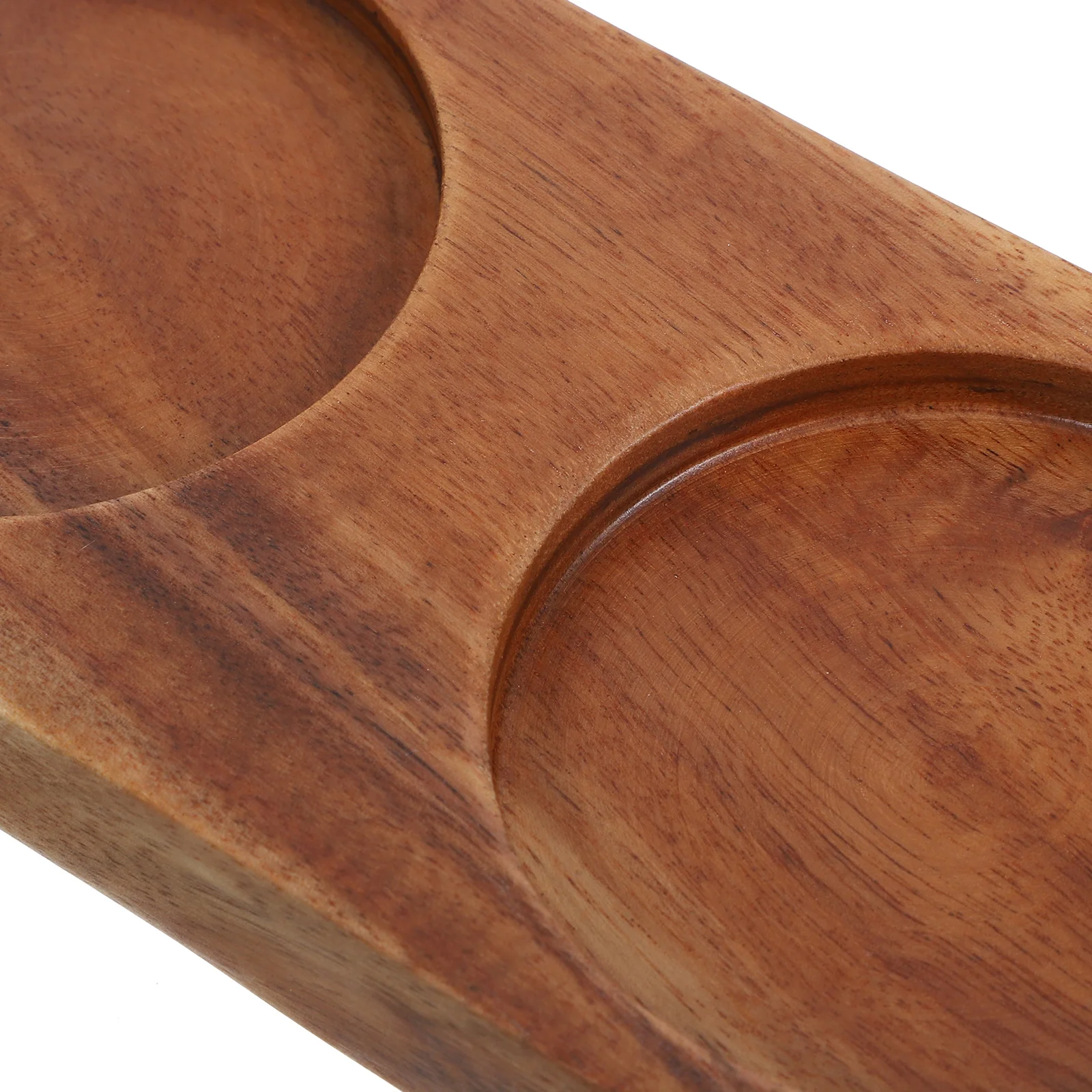 Pepper and Salt Grinder Holder Tray Condiment Vinegar Wooden Trays for Crafts Coffee Electric