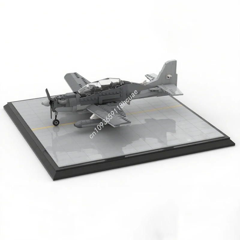 

387 шт. MOC Embraer EMB-312/T-27 Tucano строительные блоки Рождественский подарок практические образовательные идеально подходят для детских вечеринок