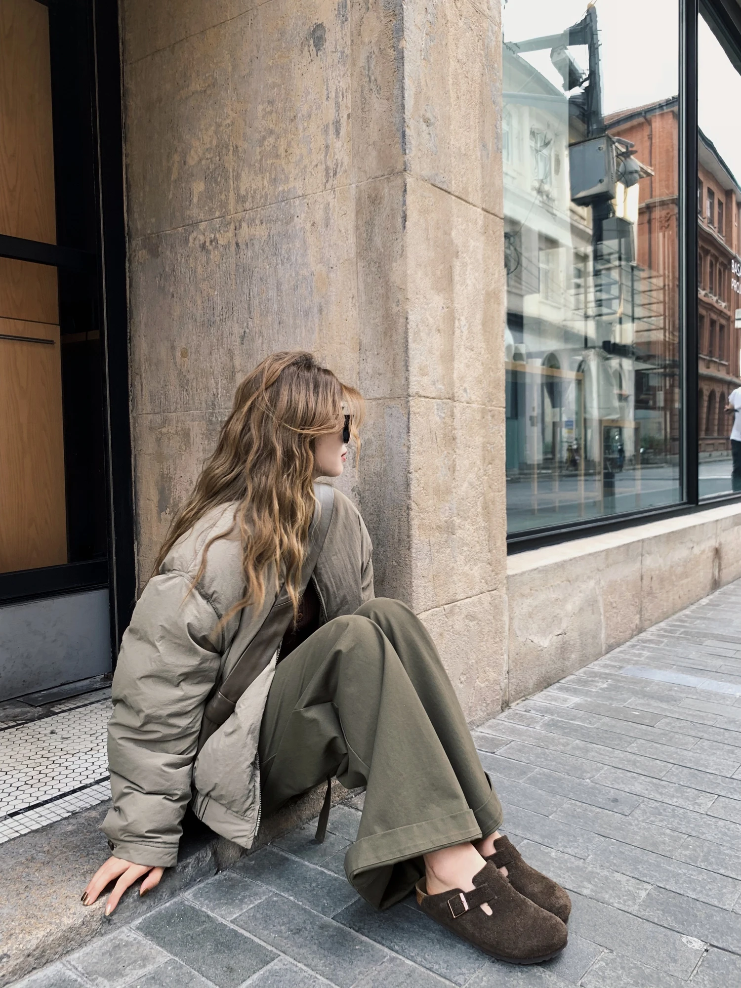 

Lightweight ort White Du down Jaet Women's Sle f High Collar Commuter Faion Korean Version Straight Cut