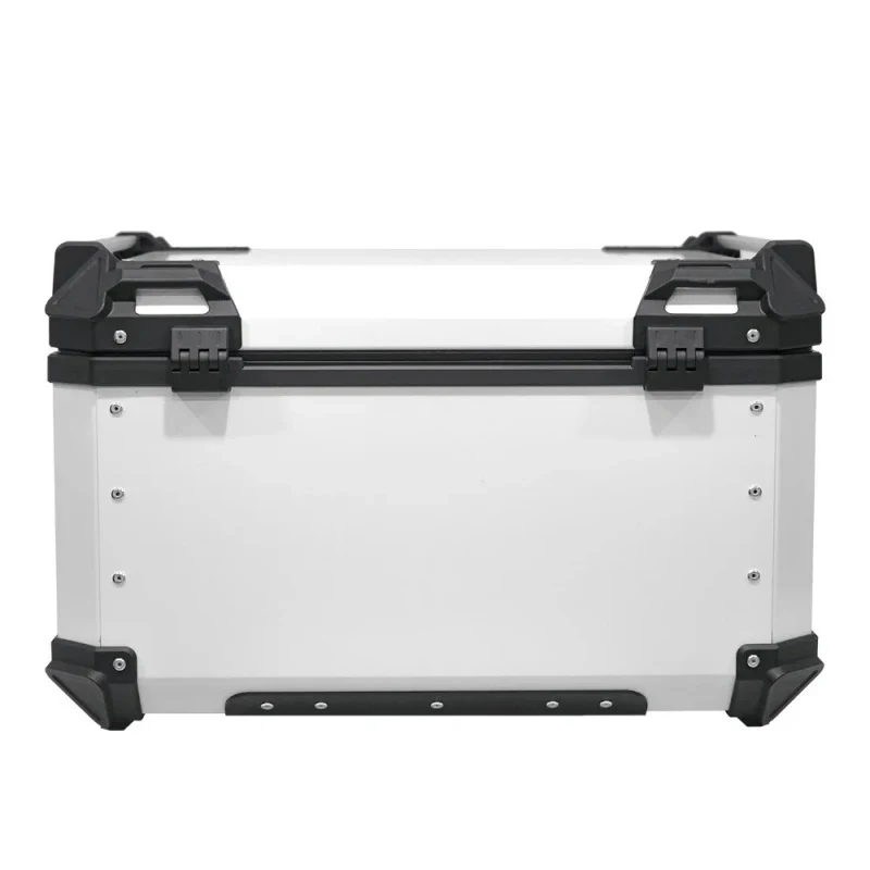 Hongsheng Products  85L Alloy Motorcycle Tail Box, Extra Large Capacity, Waterproof and Shatter-Resnt, Double-Lock Quick Release