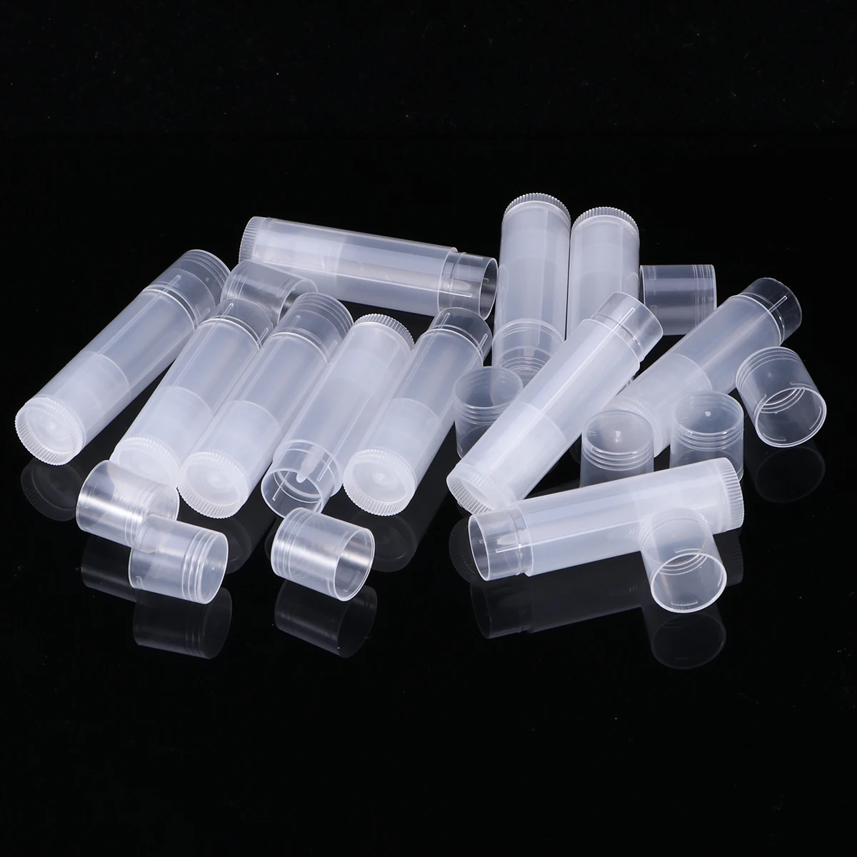 

25 Pcs Empty Tubes 5 5ml Polypropylene Caps Travel Size Safe Secure Packaging Crafts