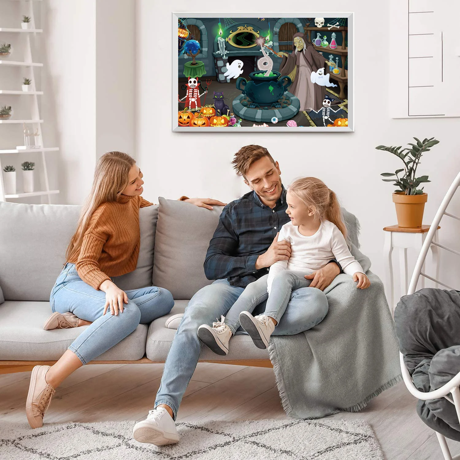 1000 Stück Geheimnis Hexe Puzzle Wohnkultur Erwachsene Puzzlespiele Familie Spaß Boden Puzzles Lernspiel zeug für Kinder