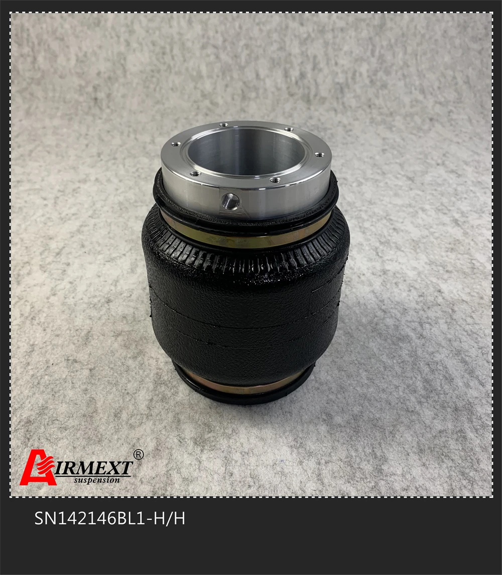 

Type SN142146BL1-H/H Dia142mm hollow single convolution airspring/airbag shock absorber/rubber/air suspension/air bellow airride