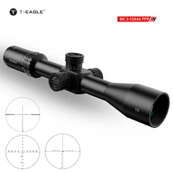 T-Eagle SK 3-15x44 FFP IR strzelba myśliwska luneta pierwsza płaszczyzna ogniskowa taktyczne szklane celowniki celownicze