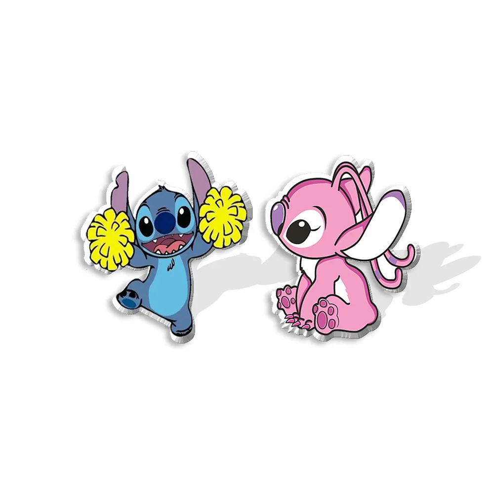 Disney Cartoon Lilo & Stitch Acryl Oorknopjes Sieraden Vrouwen Meisjes Steek Anime Mode Epoxyhars Oorbellen Accessoires Geschenken