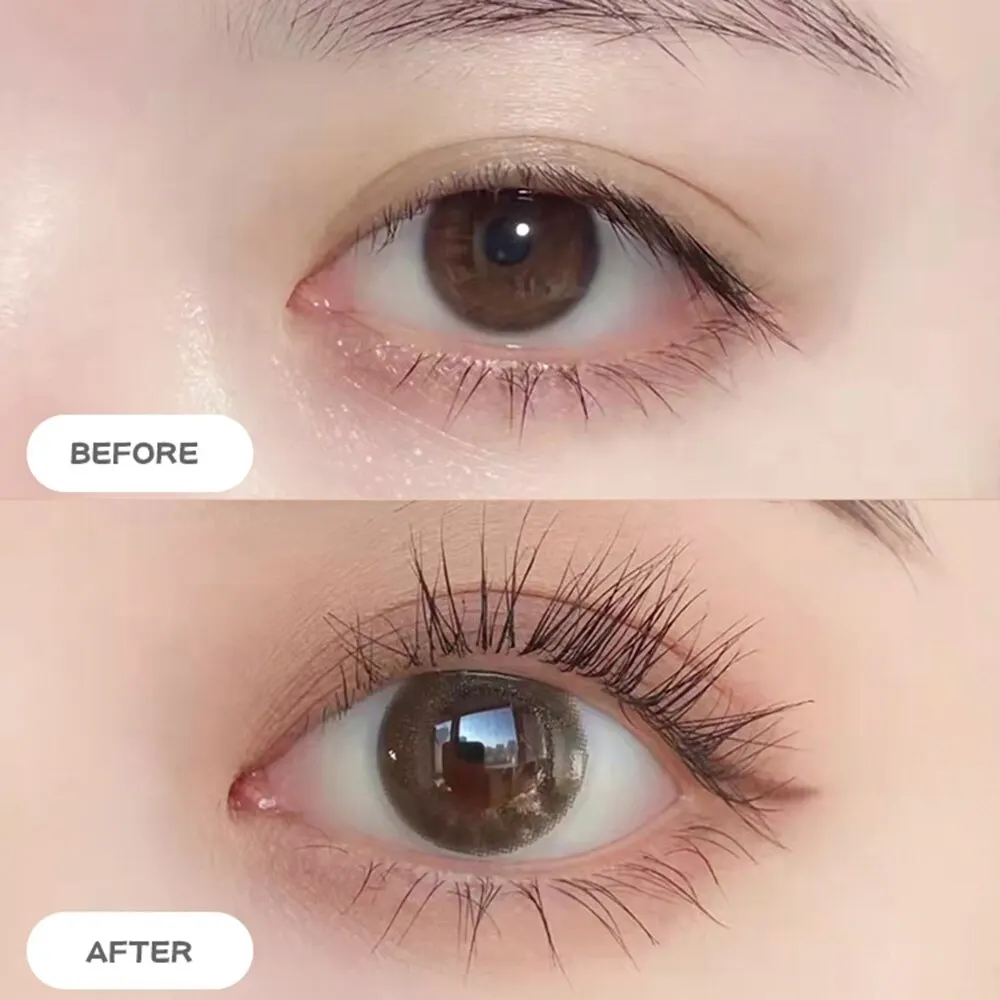 Gege Bear Dream Party Curly Black Sun Flower มาสคาร่าน่ารักออกแบบตลอดทั้งวัน Long-Wearing Lash-Lengthening หนาขนตา