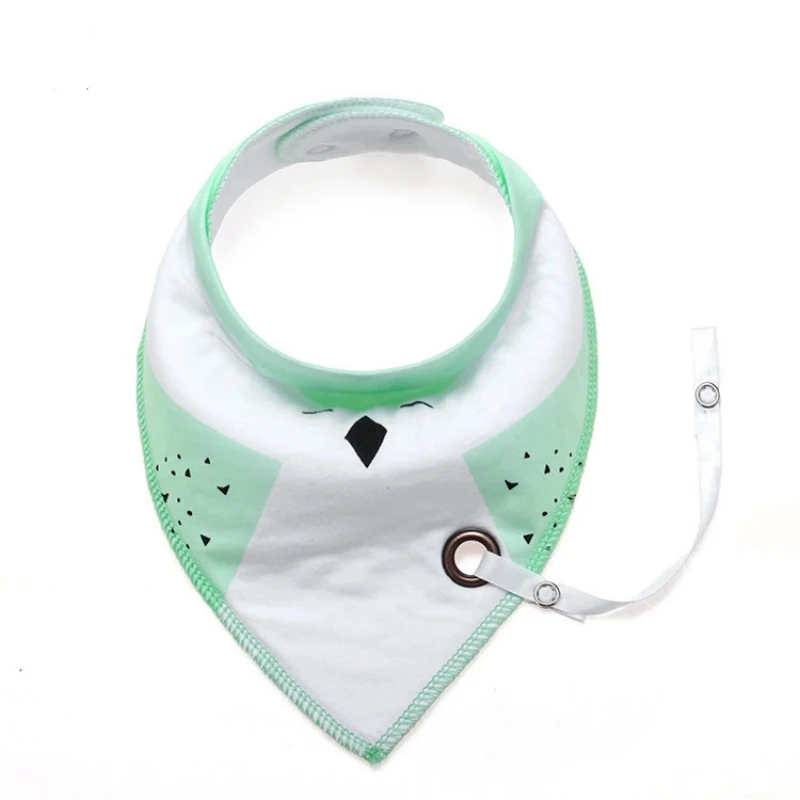 Saliva Towel Baberos Bebes Baby Bibs with Anti-drop Rope Super Absorbent Infant Cotton Bandana Dribble Bib Scarf Newborn Feeding