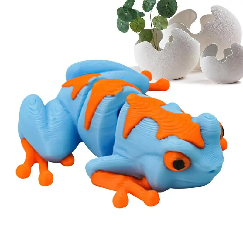 

Frog Figurines Frog Figure With Moveable Joints Realistic Animal Model For Desk Computer Monitor Bookshelf Pond Fairy Garden
