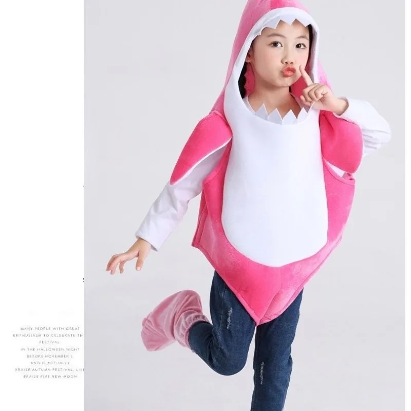 Shark Costume Kids Jumpsuit Cosplay Costume Shark Suit Baby Toddler Child Funny Family Birthday Party Halloween Carnival Costume