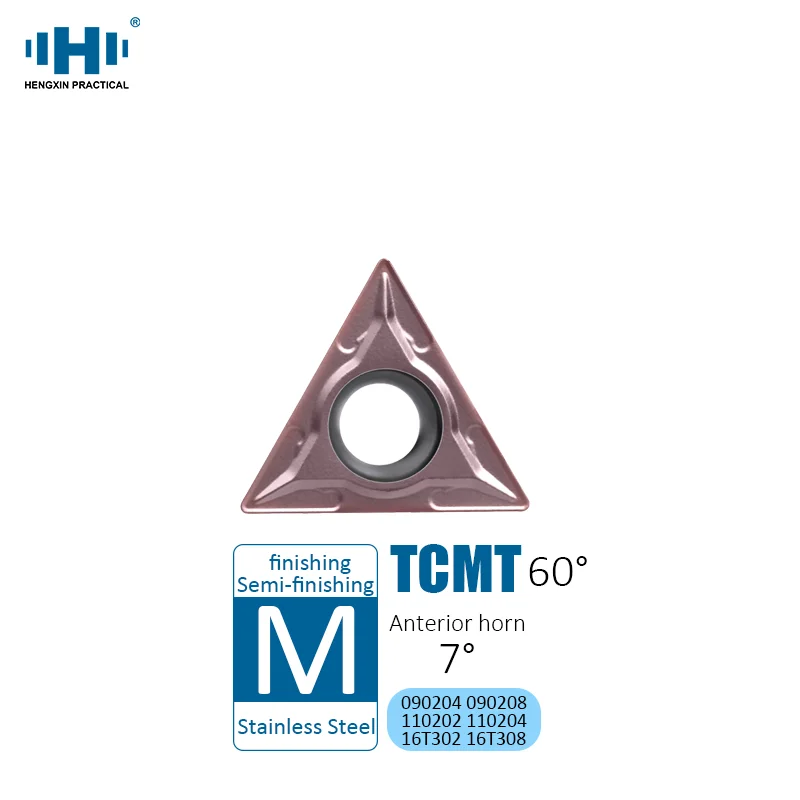 HENGXIN  Carbide Turning Inserts TCMT090204 TCMT090208 TCMT110202 TCMT110204  TCMT110208  TCMT16T302  TCMT16T304 TCMT16T308