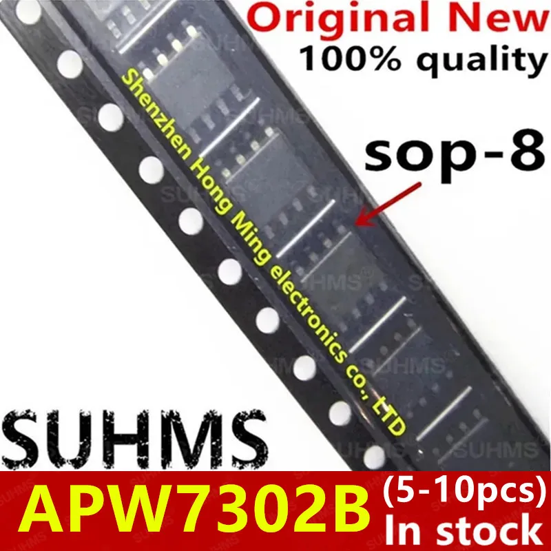 APW7302BKAI-TRG de chips APW7302B APW7302 sop-8, 5-10 unidades, 100% nuevo