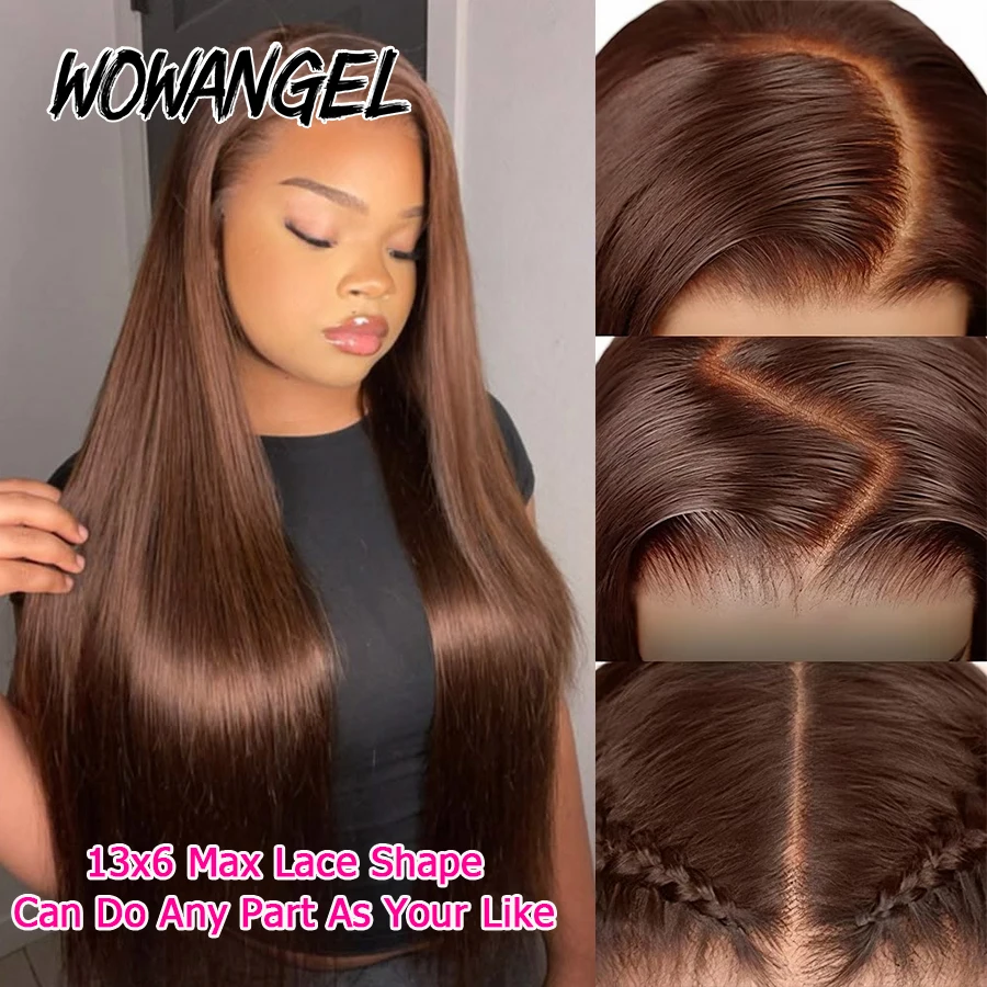 شعر مستعار بشري مستقيم بني داك - مراجعة Hd Lace Frontal Wig Human Hair Pre Plucked وسعره