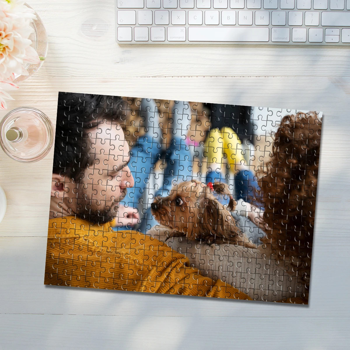 35/300/500/1000pcs Personalized Custom Photo Puzzle selfie DIY Toy Decoration Collectiable Gift Present Christmas